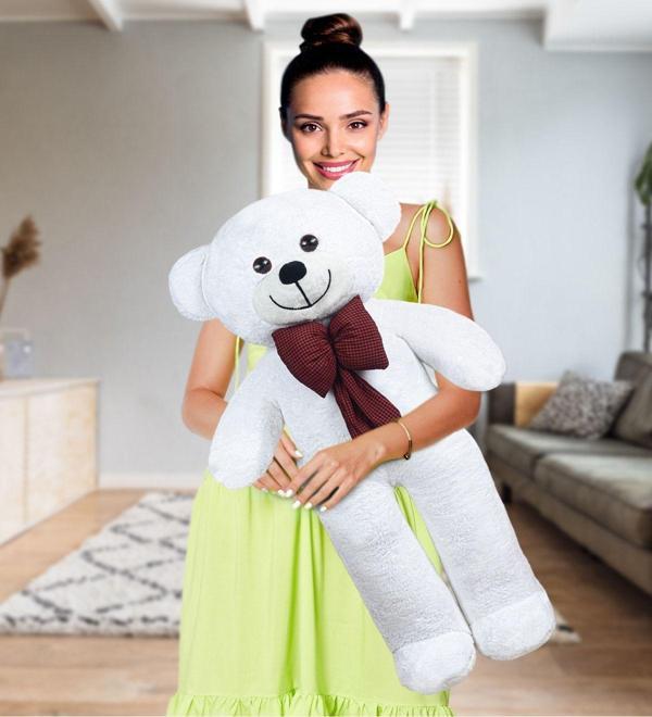 Pandamkee 120-100 Cm Papyonlu Büyük Ayıcık Kahverengi (%100 Yerli) - Image 1