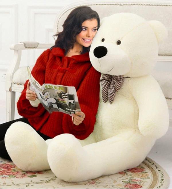 Pandamkee 130 Cm Papyonlu Büyük Ayıcık (%100 Yerli) - Image 1