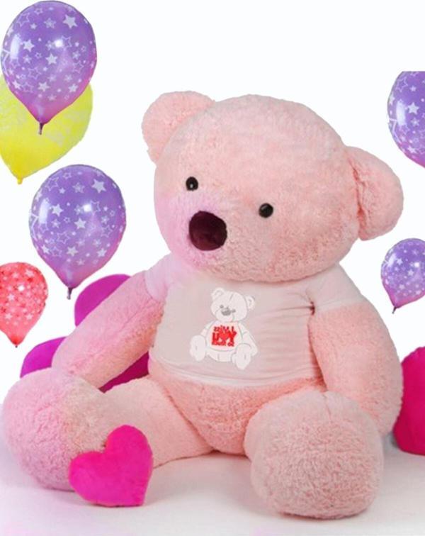 Pandamkee 180 Cm Tişörtlü Tatlım Peluş Ayıcık - Image 1