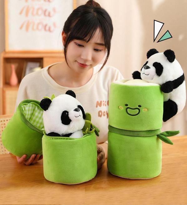 Pandamkee Çantalı Bambu Panda - Image 1