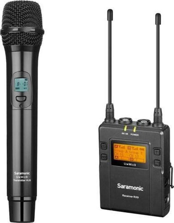 Saramonic UwMic9 Kit4 RX9+HU9 Kablosuz El Mikrofonu - Image 1