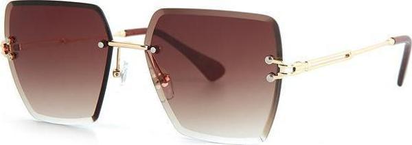 Aqua Di Polo 1987 Kahverengi Kesme Camlı Kadın Güneş Gözlüğü APSG000101 - Image 1