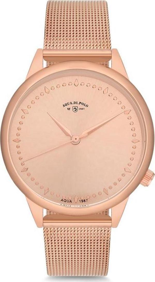 Aqua Di Polo 1987 Rose Gold Çelik Kadın Kol Saati APL12C610H01 - Image 1