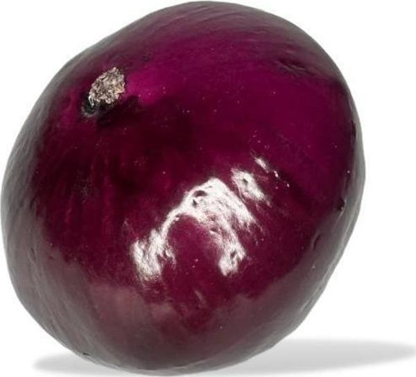 Netten Evime Yapay Kırmızı Soğan 1adet Yapay Sebze 8*7 cm Gerçek Boyut - Image 1
