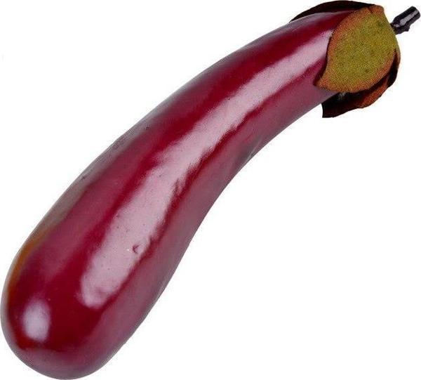 Netten Evime Yapay Sebze Patlıcan Dekoratif Sahte Patlıcan - Image 1