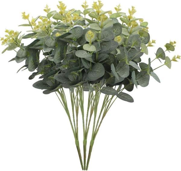 Netten Evime 3 Demet Yapay Çiçek Okaliptus Aradal YeşilBitki Arajman Çiçeği Eucalyptus - Image 1