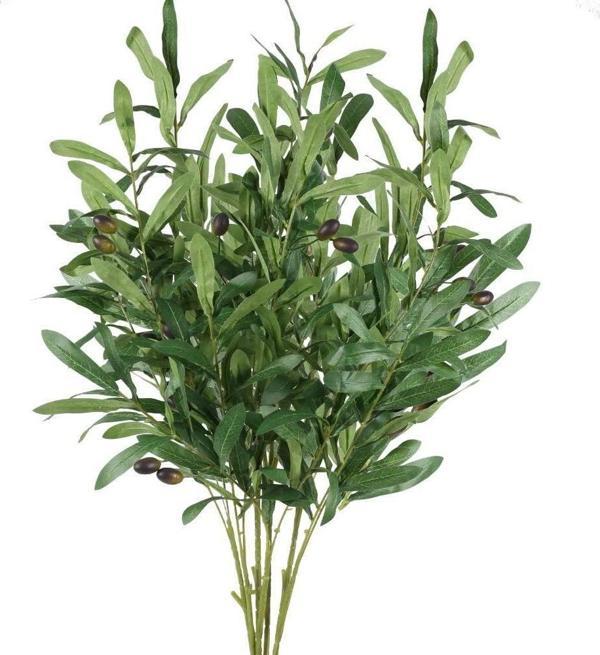 Netten Evime 4lü Set Yapay Zeytin Dalı  Uzun Dallı 90cm 6 Meyveli - Image 1