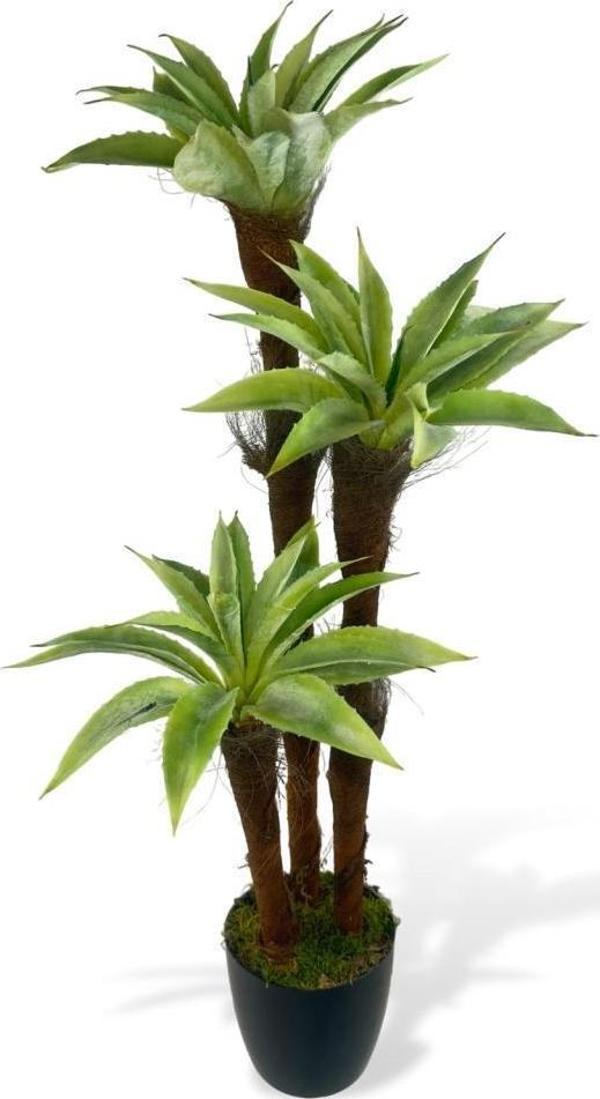 Netten Evime Yapay Ağaç Agave 3Katlı 85cm Silikon Malzeme Doğal Doku  - Image 1