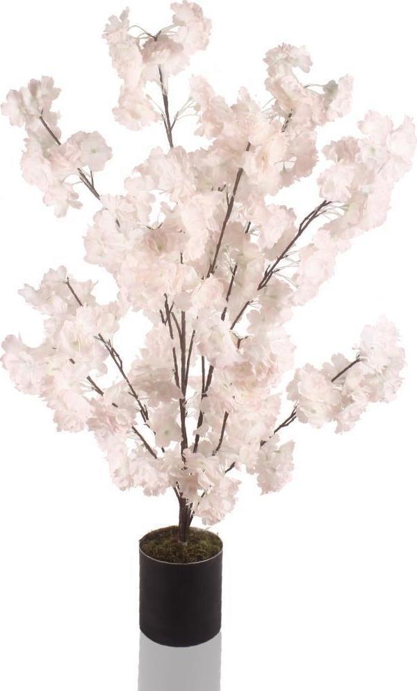 Netten Evime Yapay Ağaç Bahardalı Ağacı Ağacı Japon Kiraz Çiçeği Saksılı Pembe Açık 90x60cm - Image 1