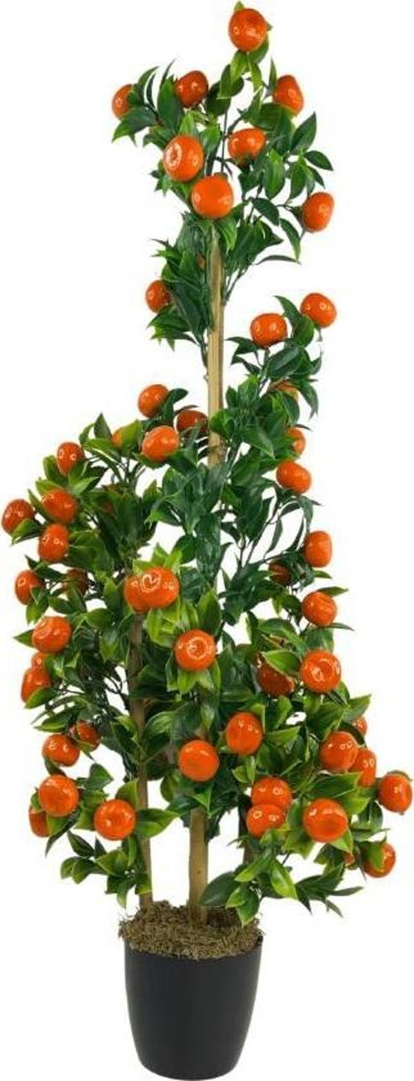 Netten Evime Yapay Ağaç Mandalina Ağacı 80cm 3boy Bambuda Akrilik Siyah Saksılı - Image 1
