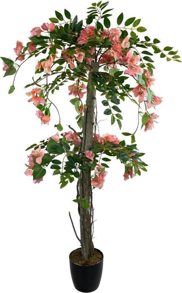 Netten Evime Yapay Ağaç Pembe Begonvil Ağacı 120cm Doğal Salex Dallı - Image 1