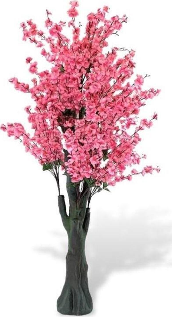 Netten Evime Yapay Ağaç Pembe Japon Kiraz Çiçeği Hazır Gövdeli Bahardalı Ağacı 170 cm Sakura Çiçeği - Image 1