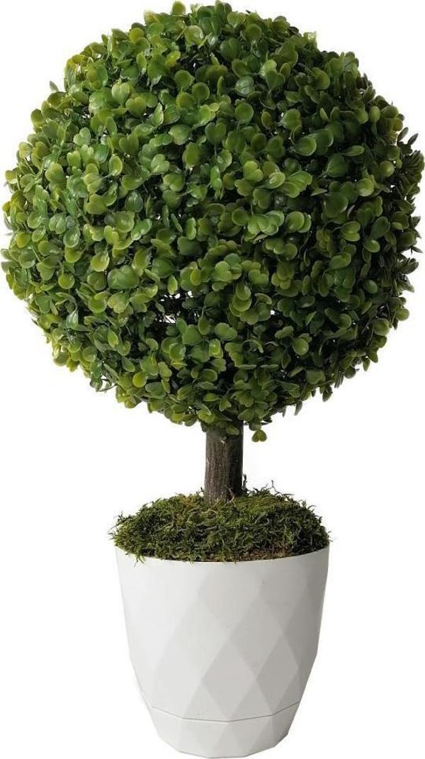Netten Evime Yapay Ağaç Şimşir Top Tek Toplu 28cmx50cm  - Image 1