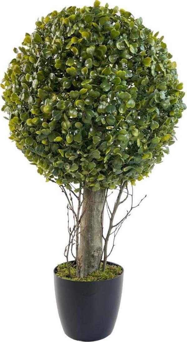 Netten Evime Yapay Ağaç Şimşir Top Tek Toplu 28x48cm Siyah Saksılı   - Image 1