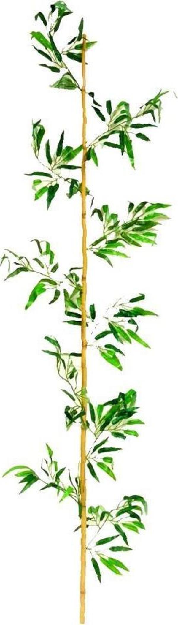 Netten Evime Yapay Bambu Sopası 10 Yapraklı 180 cm Yapay Çiçek Bambu Duvarı - Image 1