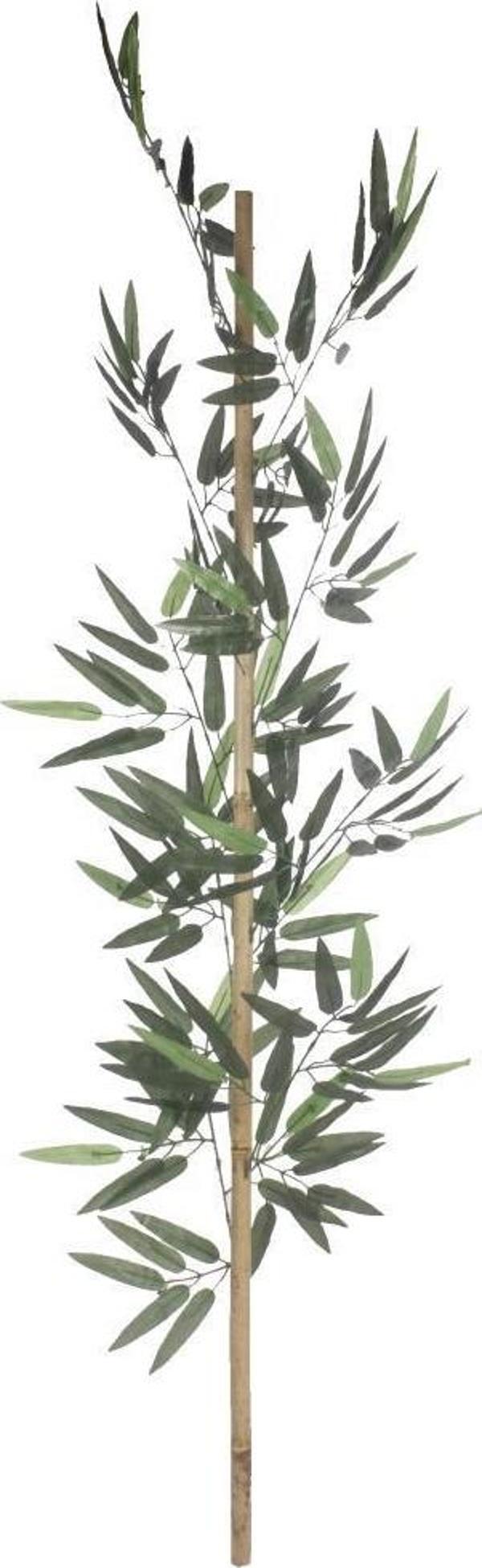 Netten Evime Yapay Bambu Sopası 9 Yapraklı 120cm Yapay Çiçek Bambu Duvarı - Image 1