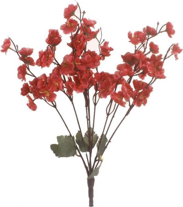 Netten Evime Yapay Çiçek Bahardalı Japon Kiraz Çiçeği 9 Dallı 40cm Fuşya - Image 1