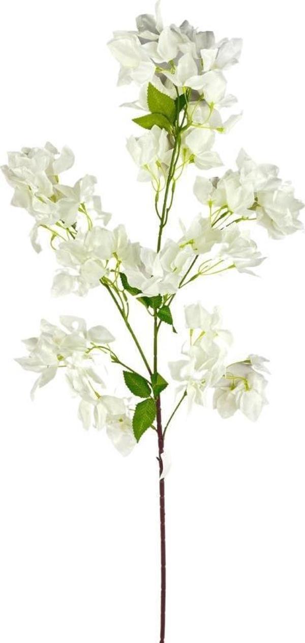 Netten Evime Yapay Çiçek Begonvil Çiçeği Beyaz Uzun Dallı Sarkan Çiçek 110cm - Image 1