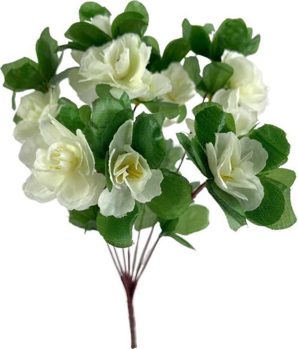 Netten Evime Yapay Çiçek Beyaz Açelya Demeti 7 Dallı 33*20cm - Image 1