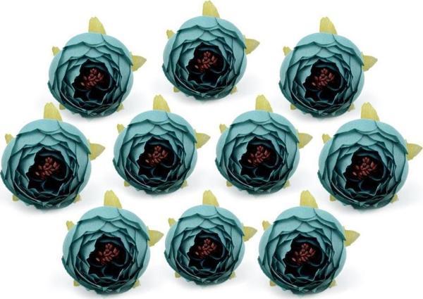 Netten Evime Yapay Çiçek Erengül Kafa 10lu Kelle Pastel Renkler Mavi - Image 1