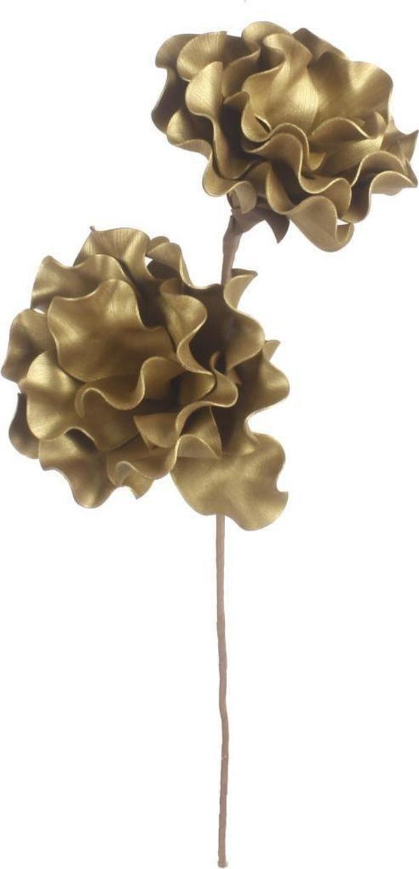 Netten Evime Yapay Çiçek Latex Çiçek Köpük Çiçek Siyam Gülü GOLD  - Image 1