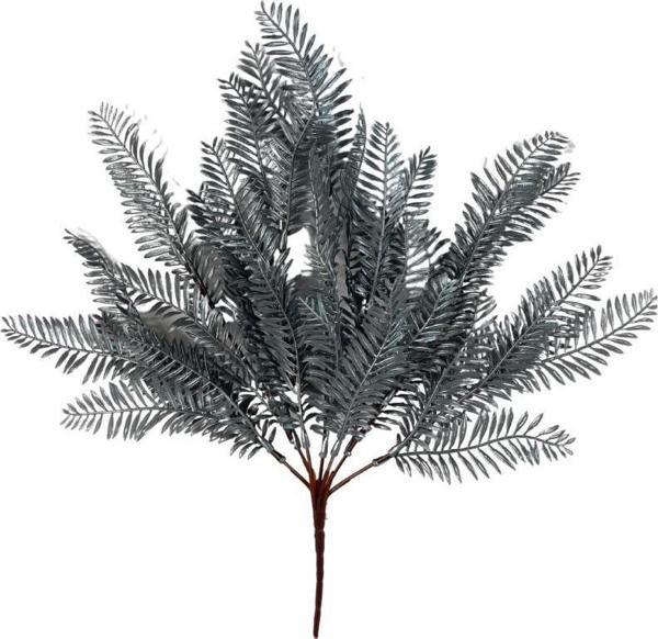 Netten Evime Yapay Çiçek Gümüş Fern Demet Garnitür Aradal Dekoratif Yapay Bitki - Image 1