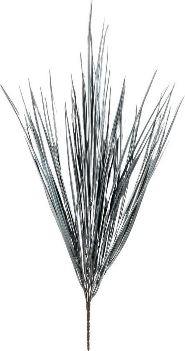 Netten Evime Yapay Çiçek Gümüş Renk Grass Saz 50cm Bitki Yapay Çiçek Dekor Çiçeği Uzun Ot - Image 1