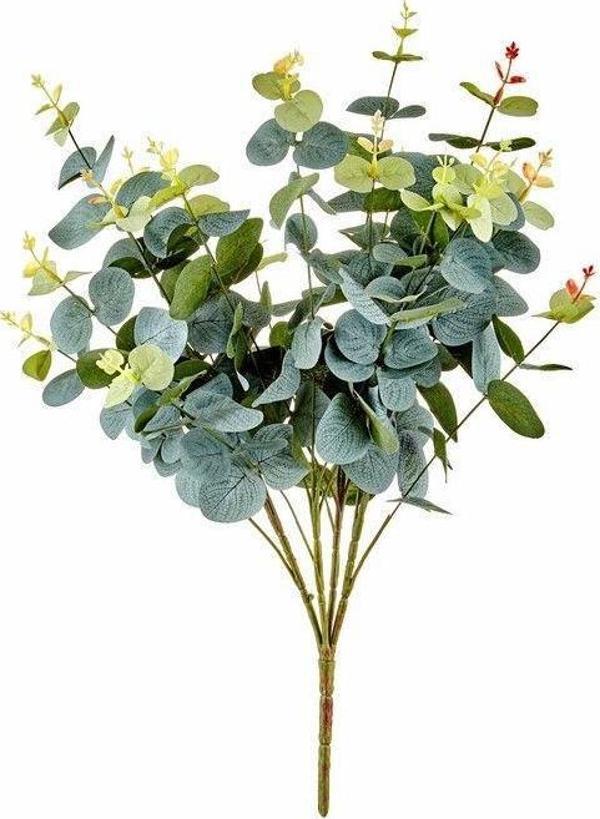 Netten Evime Yapay Çiçek Okaliptus Demet Yeşil Aradal Garnitür Eucalyptus - Image 1