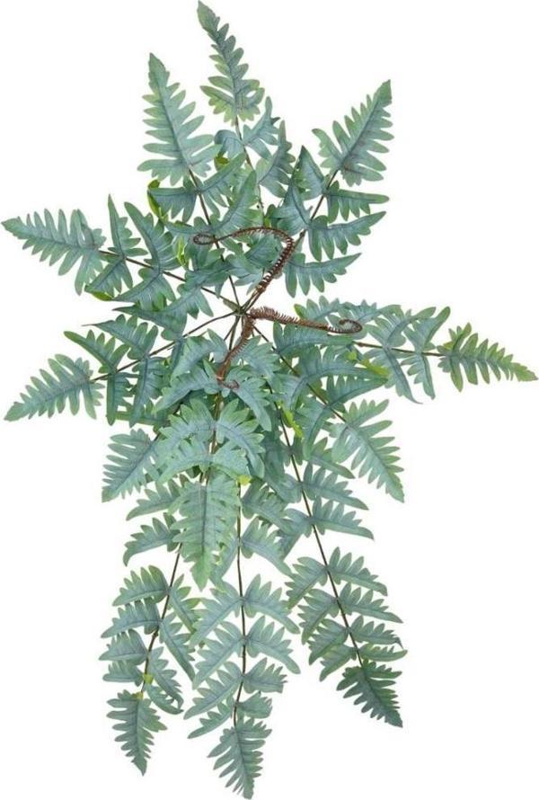 Netten Evime Yapay Çiçek Pastel Cycas Aşk Merdiveni 80cm Eğrelti Otu Sıkas Bitkisi 12 Yaprak 40*80cm Yapay Bitki - Image 1