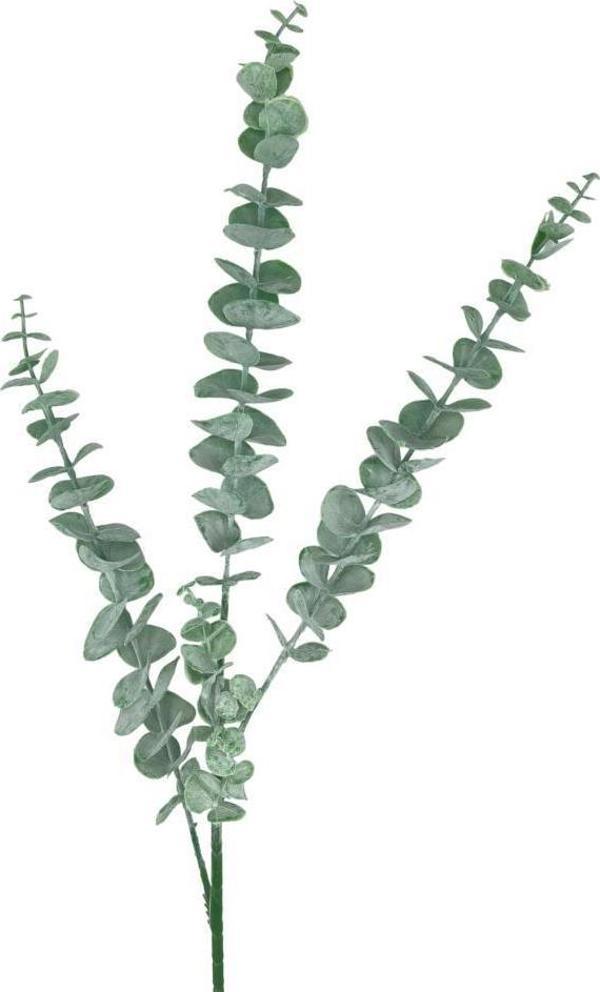 Netten Evime Yapay Çiçek Pastel Yeşil Okaliptus 3Dallı Uzun Dal 76cm Eucalyptus - Image 1