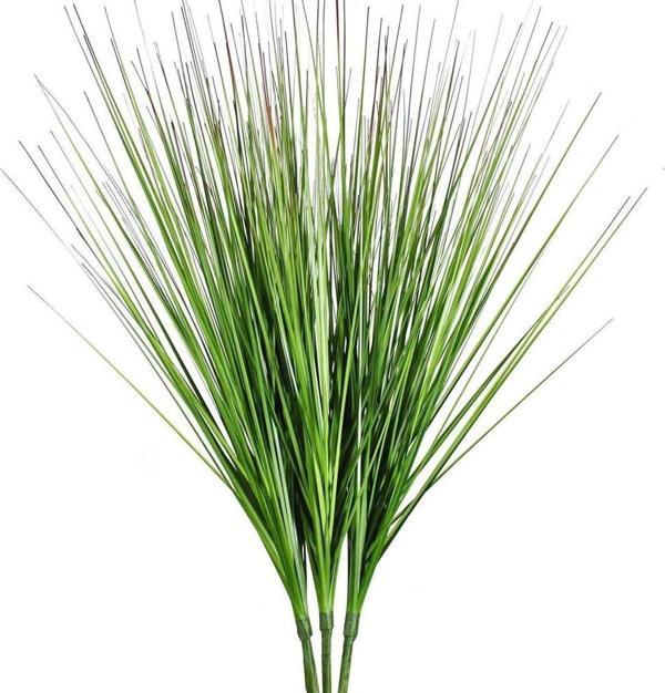 Netten Evime Yapay Çiçek Saz 60 cm Plants Grass  3Adet Dekoratif Çiçek  - Image 1