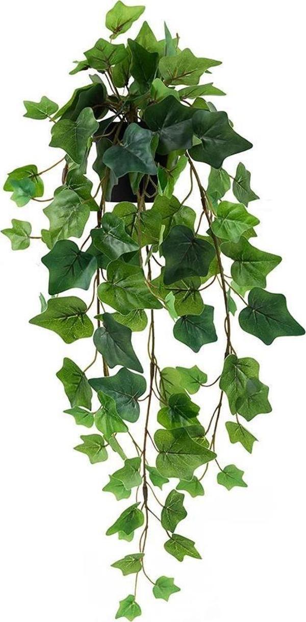 Netten Evime Yapay Çiçek Saksıda Sarkan Dev Hedera 80cm Yapay Sarmaşık Yeşil - Image 1