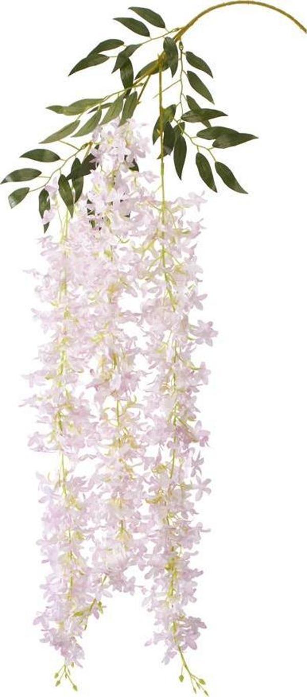 Netten Evime Yapay Çiçek Sarkan 4 Dallı Akasya 70cm PUDRA PEMBE - Image 1