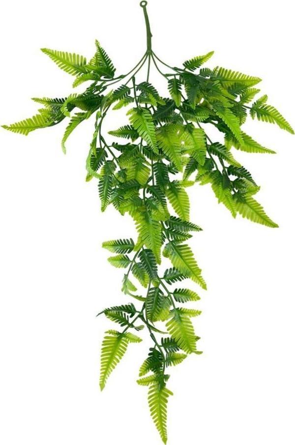 Netten Evime Yapay Çiçek Sarkan Boston Fern 60cm 5Dallı ty124 Yapay Sarmaşık Yeşil  - Image 1