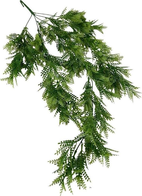 Netten Evime Yapay Çiçek Sarkan Çiçek Yeşil Açık Fern725 Yapay Sarmaşık  70*30cm UV Katkılı Güneşe Dayanıklı - Image 1