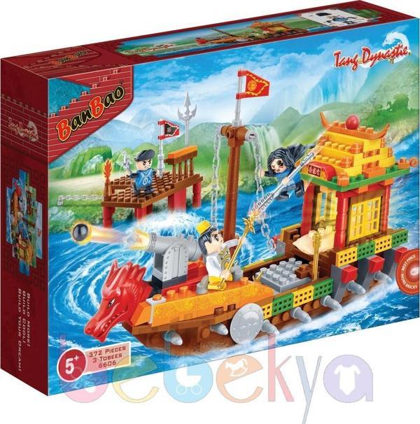 Lego ile Uyumlu 372 Parçalı Savaşcı Korsan Ninja Gemisi Ninja Lego Seti - Image 1
