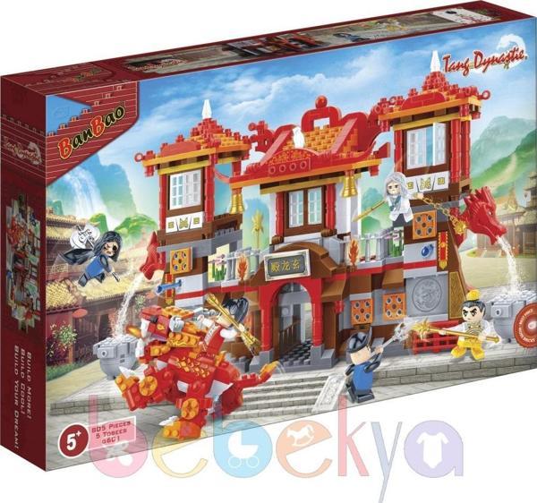 Lego ile Uyumlu 805 Parçalı Ejderha Kalesi Ninja Lego Seti MAXİ LEGO SETİ - Image 1