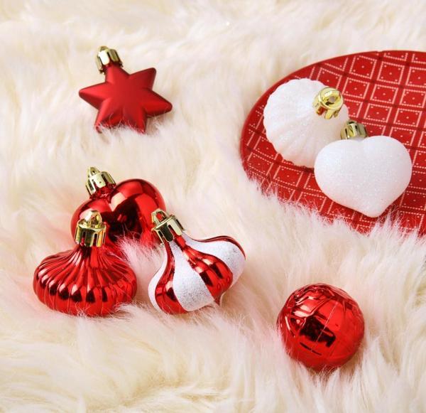 45 Parça Lüks Yılbaşı Ağacı Süsü Yılbaşı Yeniyıl Ağaç Süsü Christmas Tree Ornaments Yeni Yıl Süsleri - Image 1