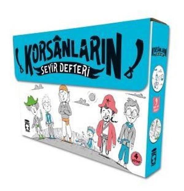 Korsanlar Seyir Defteri Set-4 Kitap Takım - Timaş Çocuk - Image 1