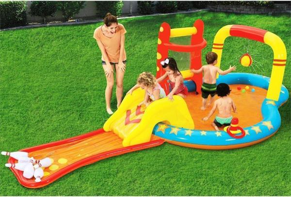 Bestway Aquapark Kaydıraklı Çok Fonksiyonlu Büyük Şişme Havuz - Image 1