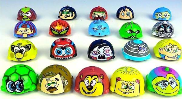 Whirly Topaç Gibi Dönen Üst Üste Konulup Döndürülebilen Karakterli Arabalar Sürpriz Paket - Image 1
