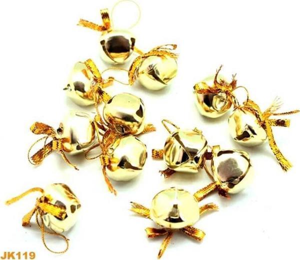 Yılbaşı Yeniyıl Ağacı Süsü Asılabilir Çıngırak Çan Zil Christmas Tree Ornaments - Image 1