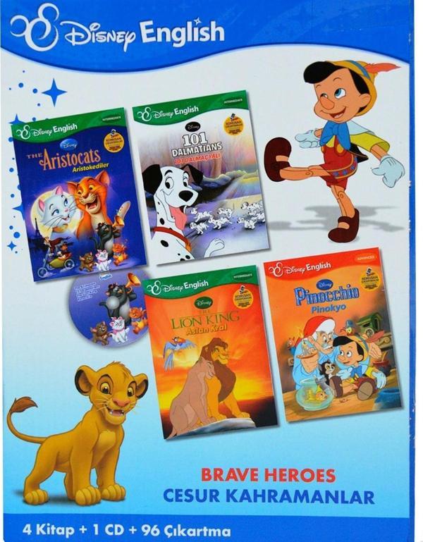 Disney English Intermediate - Brave Hereos Cesur Kahramanlar Billungual (Çift Dil Eğitim) - Image 1