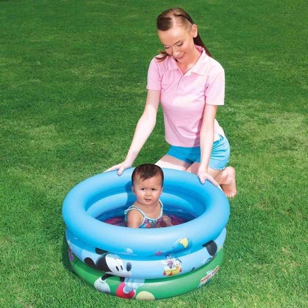 Disney Mickey Mouse Bebek Havuzu Baby Pool Bebekler İçin Şişme Havuz 70x30cm - Image 1