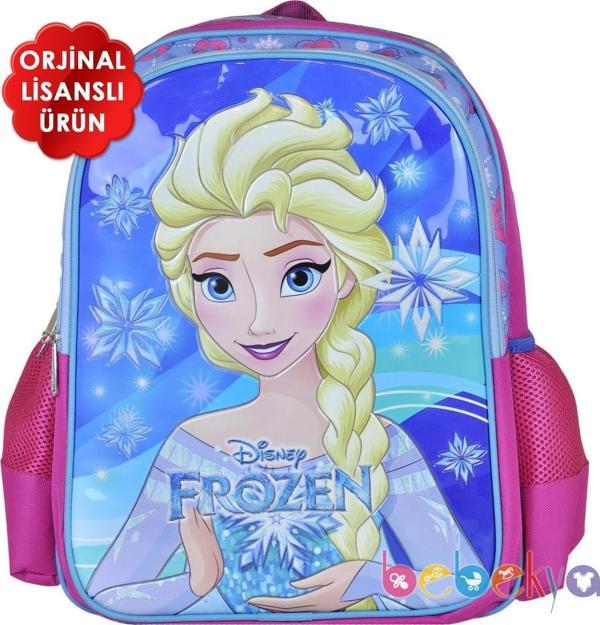 Hakan Çanta Lisanslı Frozen Okul Çantası Karlar Ülkesi Elsa Sırt Çantası 95566 - Image 1