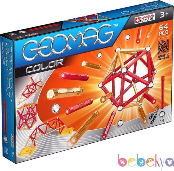 Geomag Color Magnet Çubuklar Eğitici Yetenek Geliştiren Oyuncak 64 Parça - Image 1