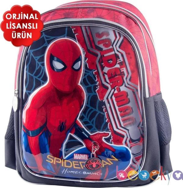 Hakan Çanta Lisanslı Spiderman Kabartmalı Okul Çantası Örümcek Adam Sırt Çantası 88986 - Image 1