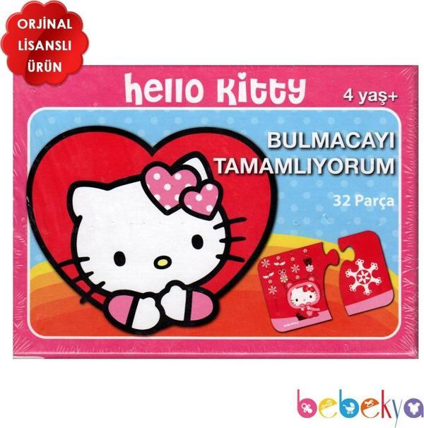 Hello Kitty Eşleştirme Yapboz Kartları 32 Parçalı Puzzle - Image 1