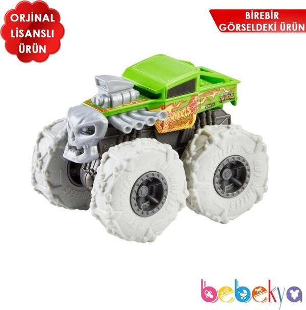 Hot Wheels Monster Trucks 1:43 Sür Bırak Arabalar BONE SHAKER Hotwheels Monster Truck Araba GVK38 - Image 1