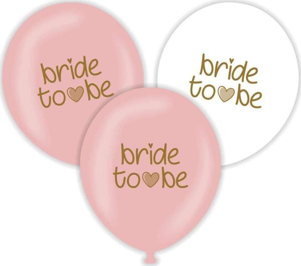 Helyuma Uyumlu BRİDE TO BE Balon 12 inç 5 Adet BRIDE TO BE Balon 12 inch - Image 1